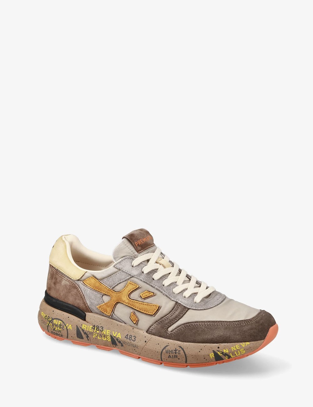 SNEAKERS MICK 7866 TAUPE MARRONE