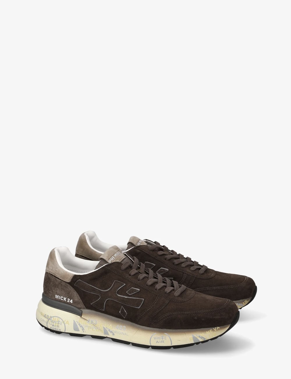 SNEAKERS MICK 7898 MARRONE