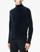 Dolcevita Velvet Full Zip Knit blue black