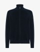 Dolcevita Velvet Full Zip Knit blue black