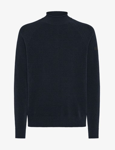Dolcevita Velvet Volcano Knit blue black