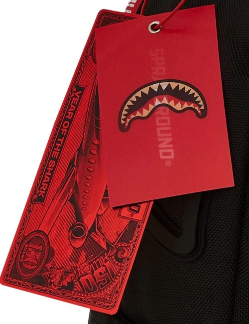 ZAINO PRINTED ZIPPER SHARK DLXR BACKPACK