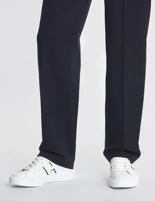 Sneakers leather H691 White Black