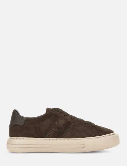 Sneakers in suede H691 Brown