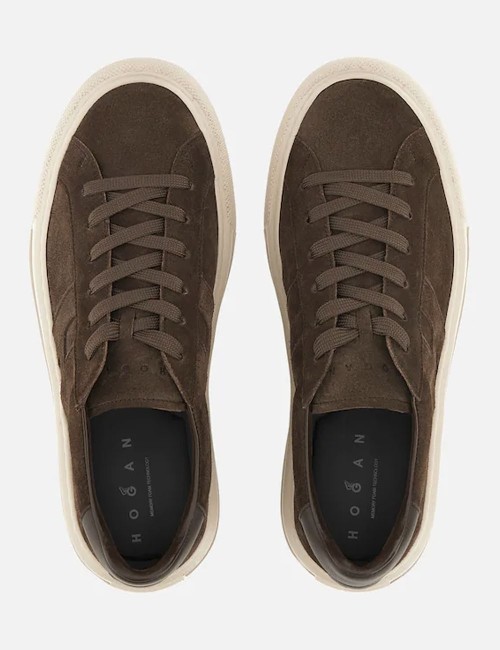 Sneakers scamosciata H691 Marrone
