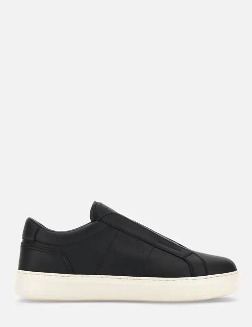 Sneakers in pelle Hogan slip on H-TV Nero