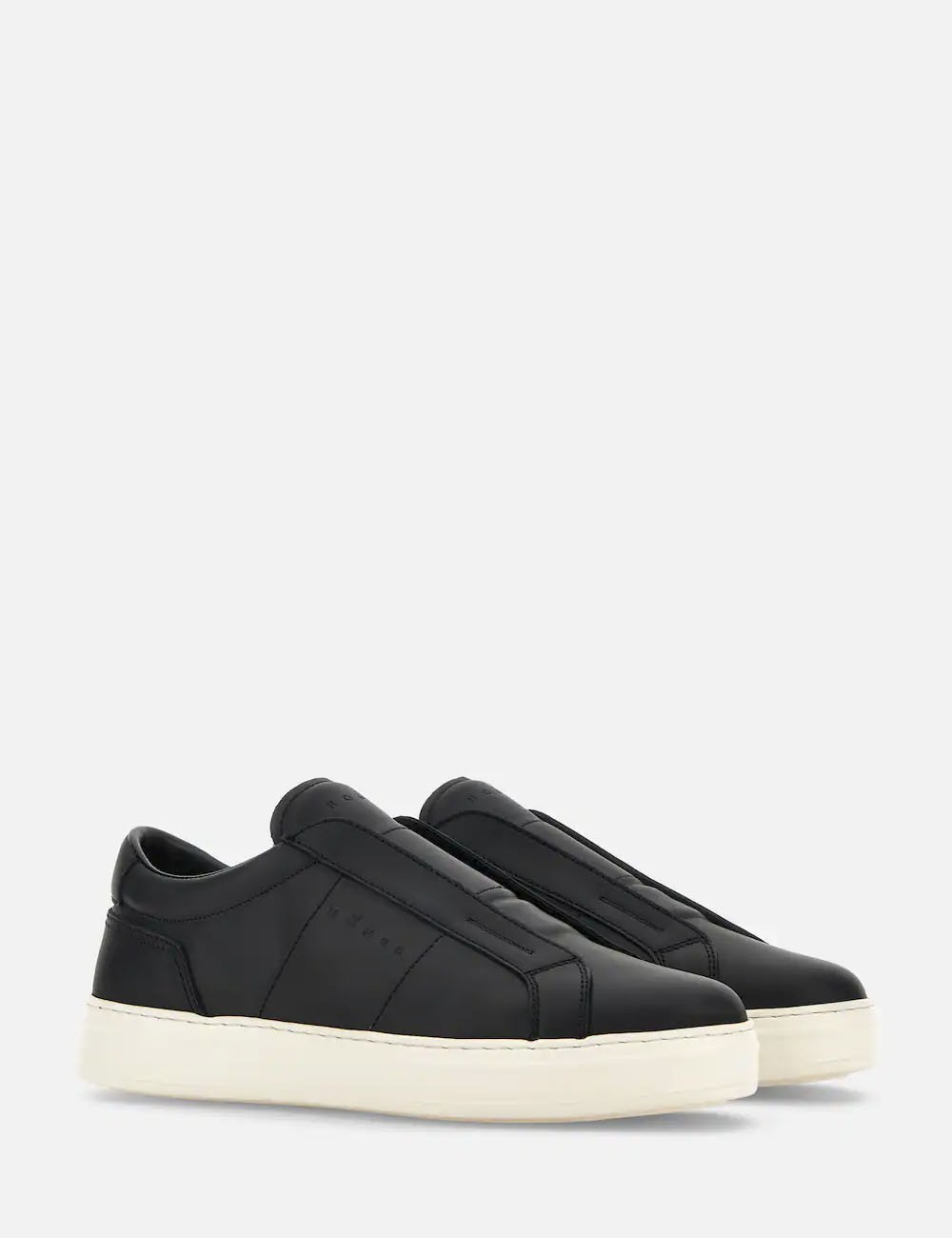 Sneakers in pelle Hogan slip on H-TV Nero