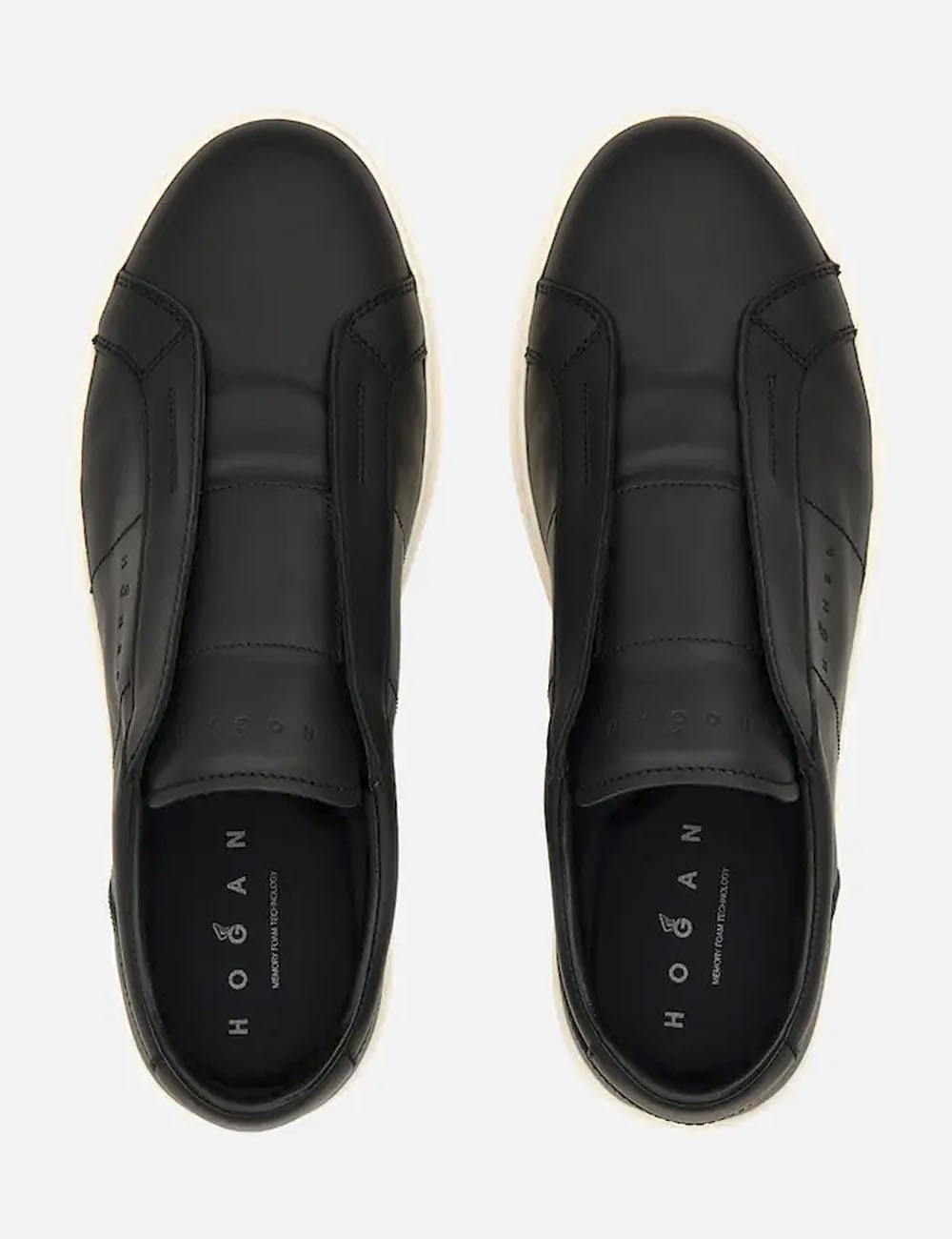 Sneakers  in leather Hogan slip on H-TV Black