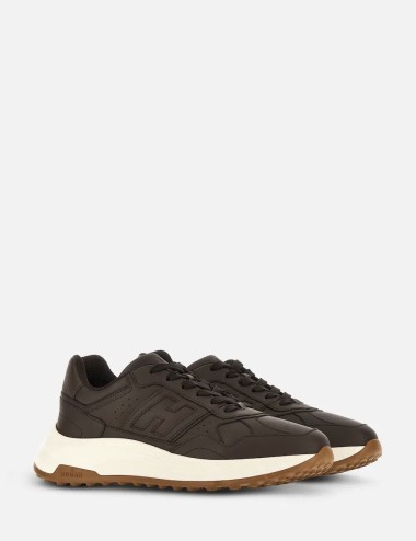Sneakers in leather Hyperlight Brown