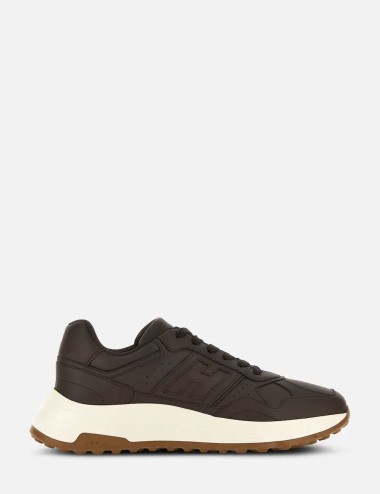 Sneakers in leather Hyperlight Brown