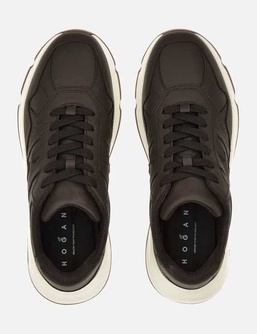 Sneakers in pelle Hyperlight Marrone