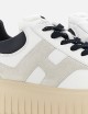 Sneakers Hogan H-Stripes Ivory Grey Blue