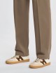 Sneakers in pelle Cool Ivory Beige Brown