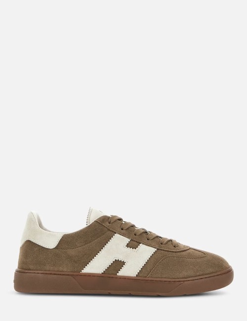 Sneakers in suede Cool Beige