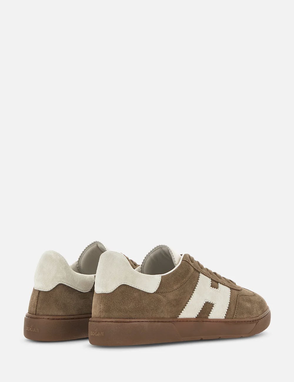 Sneakers in suede Cool Beige