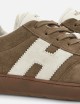 Sneakers in suede Cool Beige