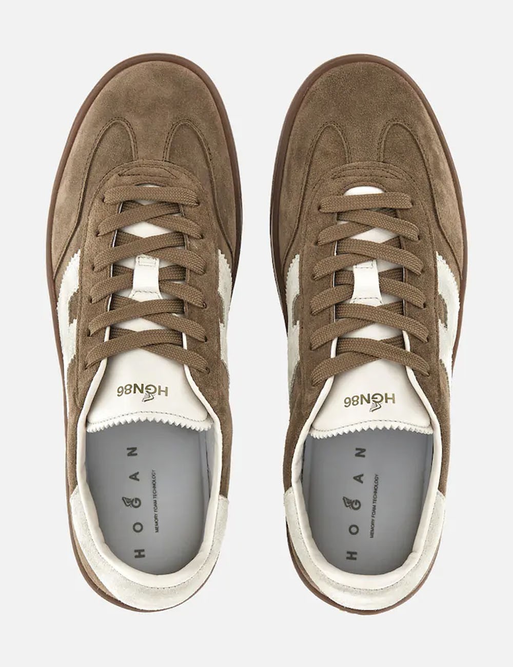Sneakers in suede Cool Beige
