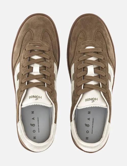 Sneakers scamosciata Cool Beige