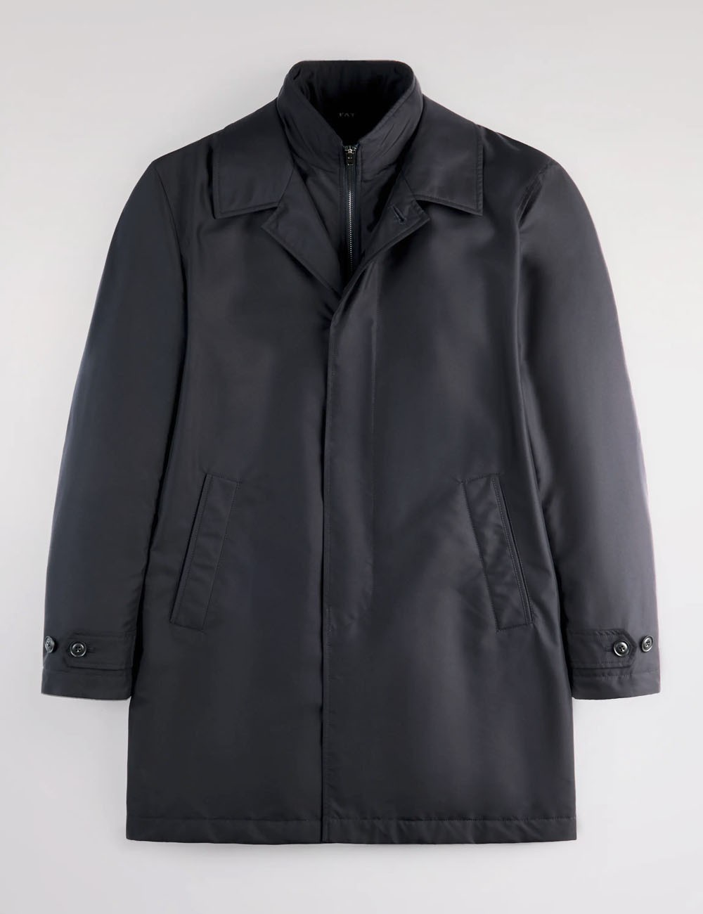 Morning Coat in Technical Poplin Blue