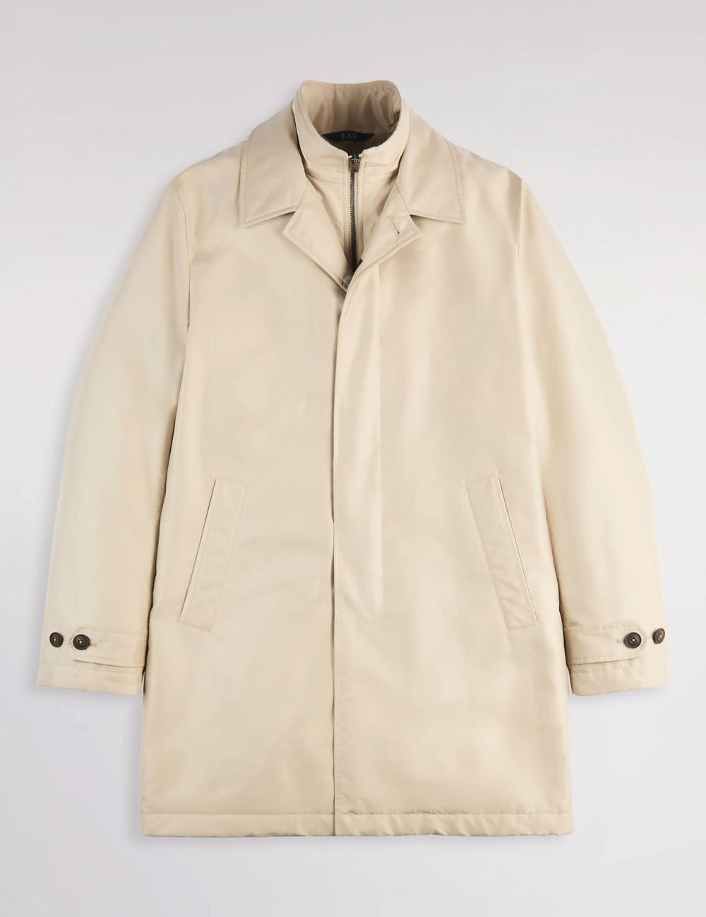 Morning Coat in Popeline Tecnico beige