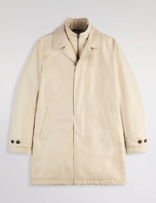 Morning Coat in Technical Poplin Beige
