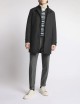 Morning Coat in Popeline Tecnico nero