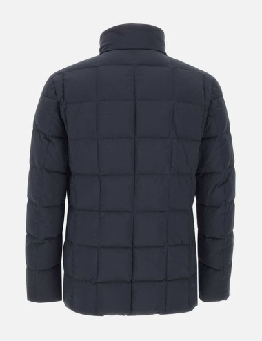 Piumino trapuntato blu