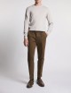 Round-neck Jumper in Wool grey