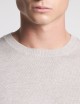 Pull Girocollo in Lana grigio