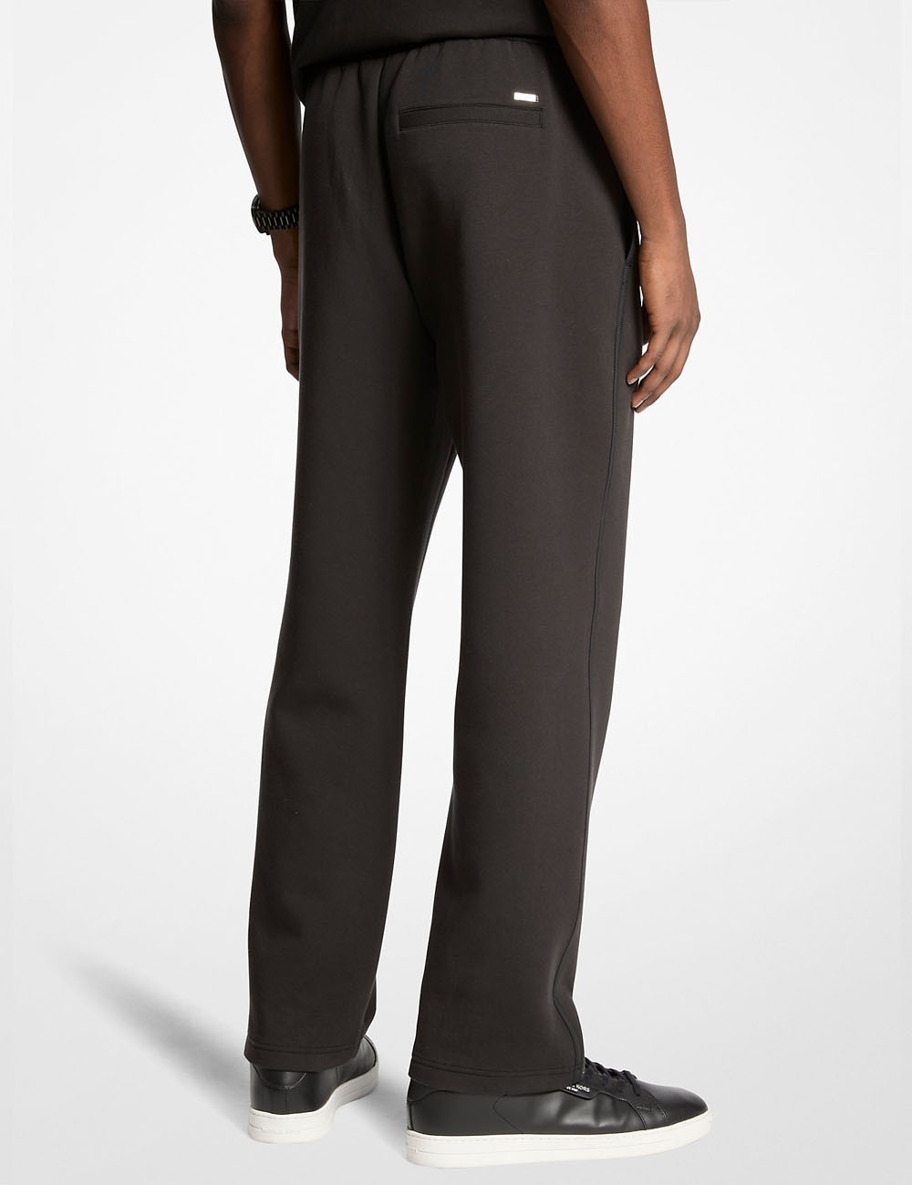 Joggers in misto cotone nero