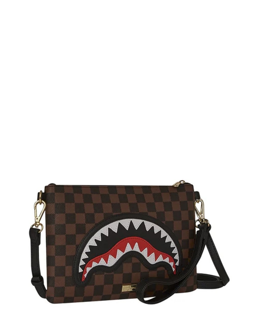 POCHETTE SAWTOOTH SHARKS IN PARIS CROSSOVER CLUTCH