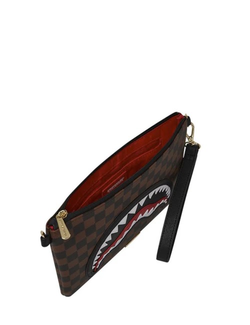 POCHETTE SAWTOOTH SHARKS IN PARIS CROSSOVER CLUTCH
