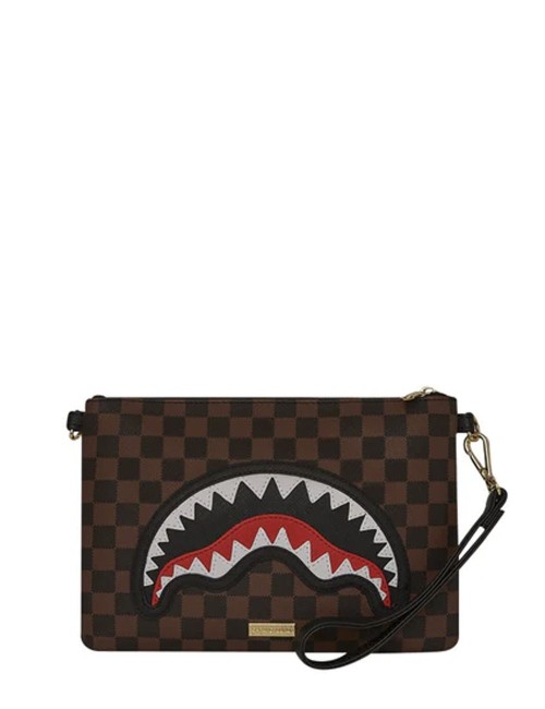 POCHETTE SAWTOOTH SHARKS IN PARIS CROSSOVER CLUTCH