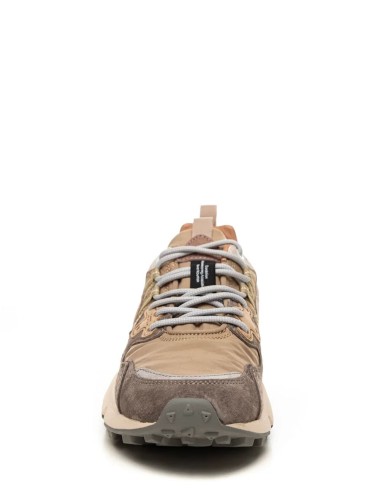 SNEAKERS YAMANO 3 SUEDE GREY-MUD-OFF WHITE