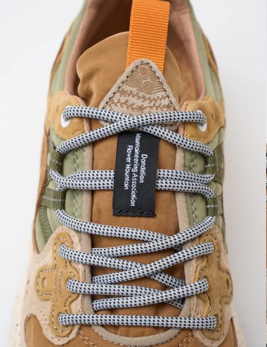 SNEAKERS YAMANO 3 MAN SUEDE GREY-LIGHT BROWN-BEIGE