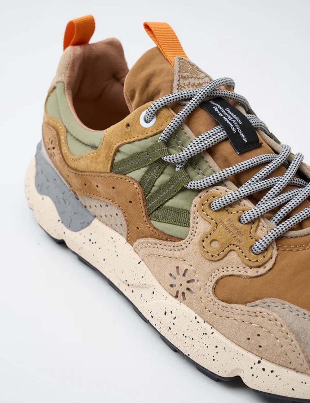 SNEAKERS SCAMOSCIATA YAMANO 3 MAN GREY-LIGHT BROWN-BEIGE