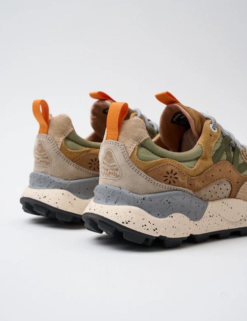 SNEAKERS SCAMOSCIATA YAMANO 3 MAN GREY-LIGHT BROWN-BEIGE