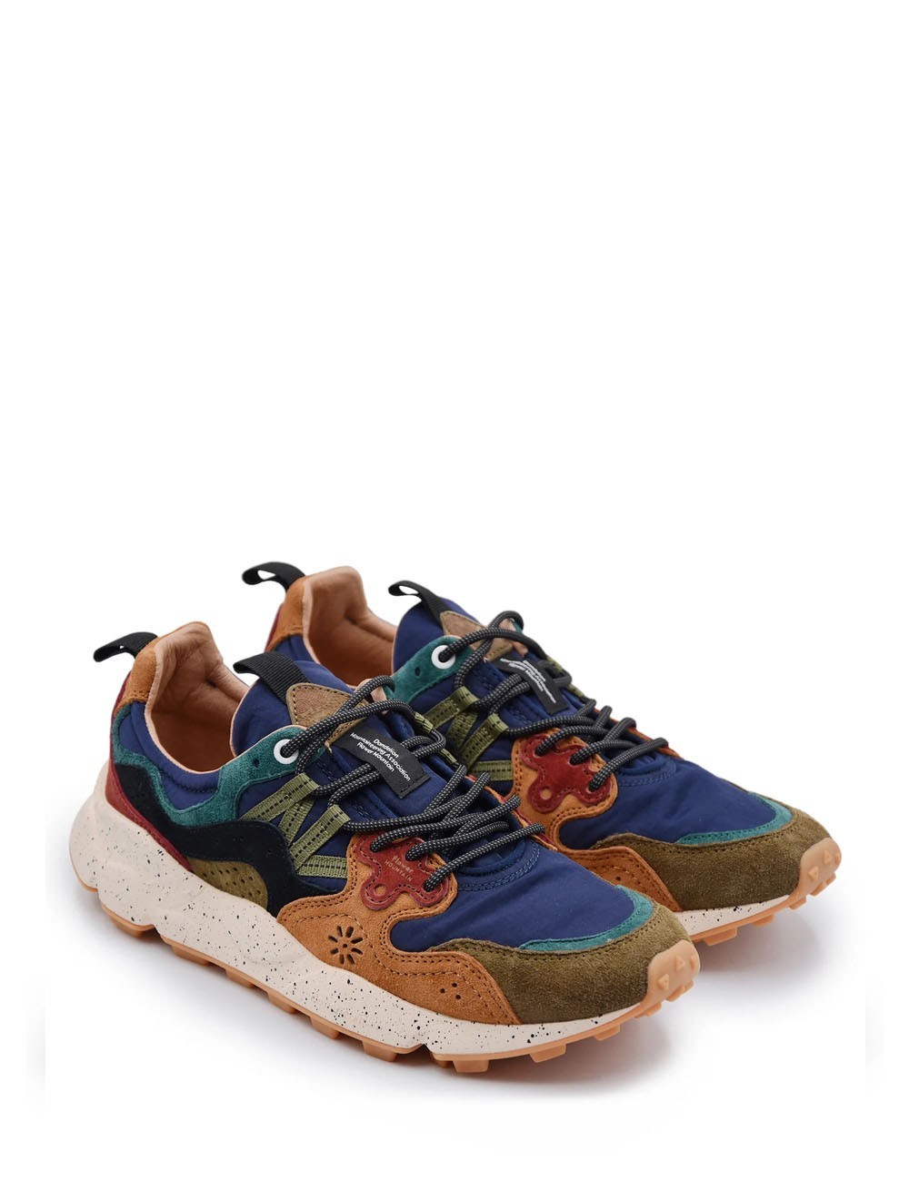 SNEAKERS YAMANO 3 UNI SUEDE DEEP MUD-LIGHT BROWN-NAVY