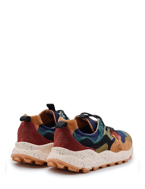SNEAKERS SCAMOSCIATA YAMANO 3 UNI DEEP MUD-LIGHT BROWN-NAVY
