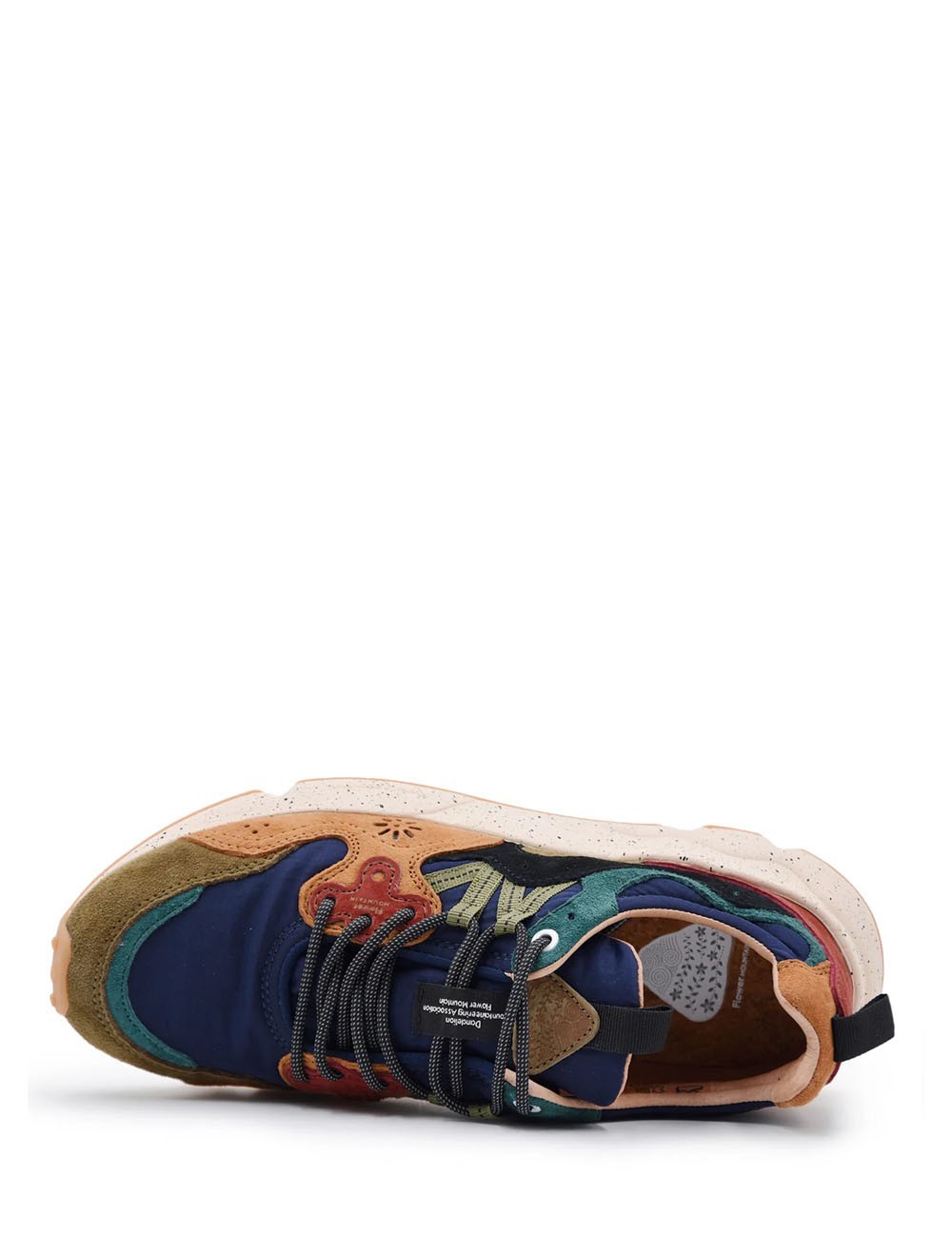 SNEAKERS SCAMOSCIATA YAMANO 3 UNI DEEP MUD-LIGHT BROWN-NAVY