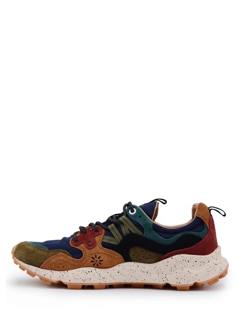 SNEAKERS YAMANO 3 UNI SUEDE DEEP MUD-LIGHT BROWN-NAVY
