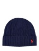 Berretto intreccio blu navy