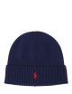 Berretto in lana blu navy