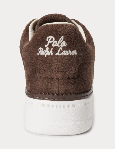 Sneaker Masters Court in camoscio Marrone cioccolato