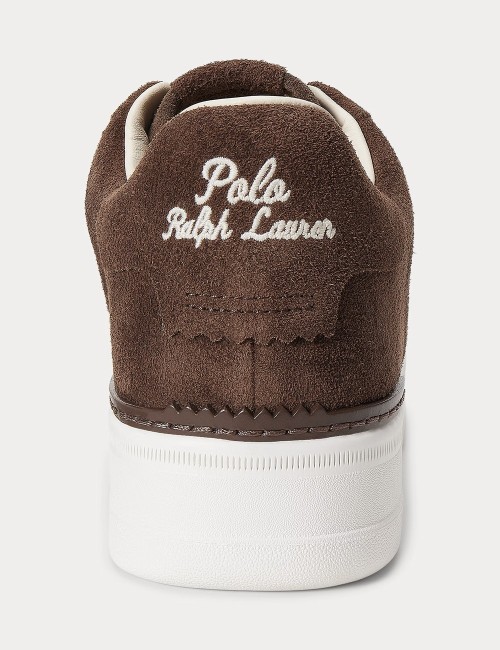 Sneaker Masters Court in camoscio Marrone cioccolato
