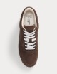 Masters Court Suede Trainer Chocolate Brown