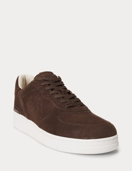 Sneaker Masters Court in camoscio Marrone cioccolato