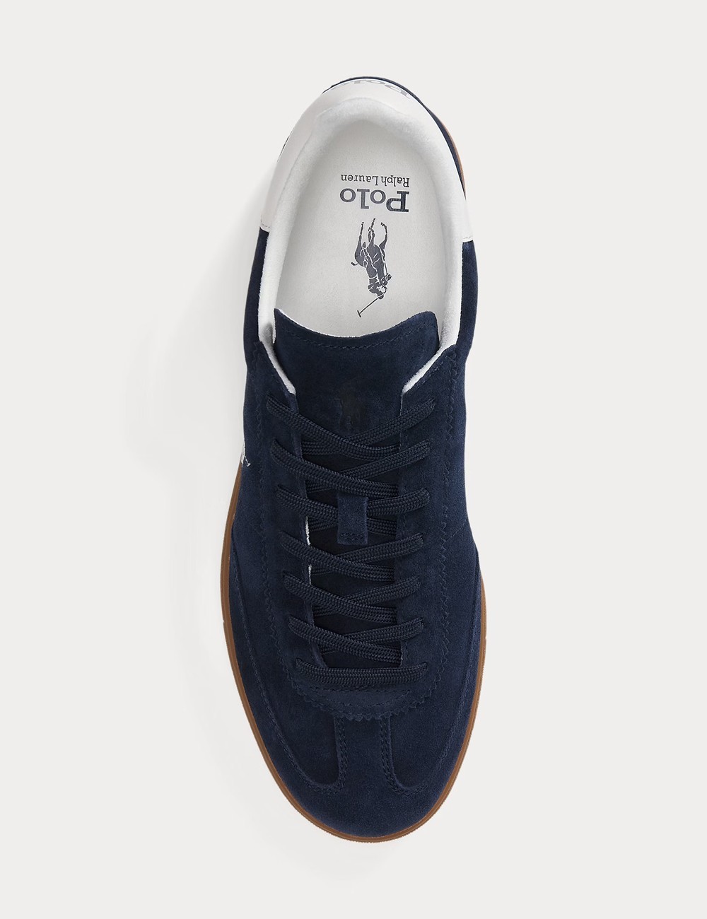 Sneaker Bedford in camoscio Blu navy/Bianco nautico