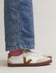 SNEAKERS VOLLEY LEATHER WHITE TENT BARK
