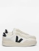 SNEAKERS V-90 LEATHER WHITE BLACK
